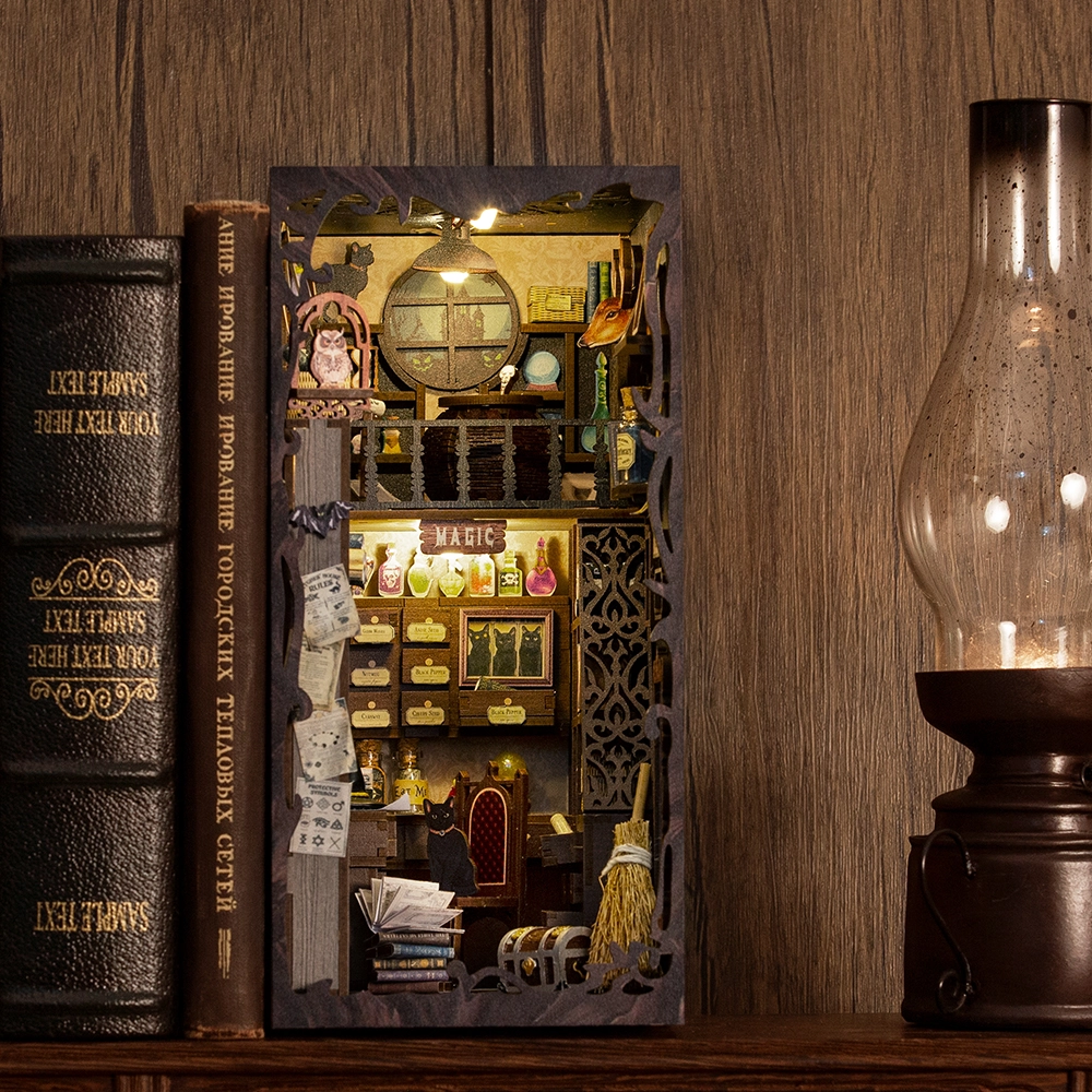 DIY Miniature Book Nook Kit: Magic Pharmacist