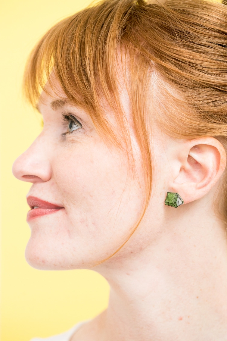 Tent + Campfire Stud Earrings