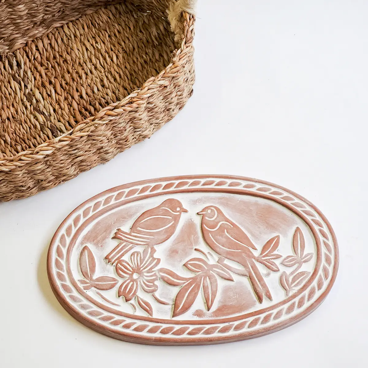 Breadwarmer Oval Love Birds