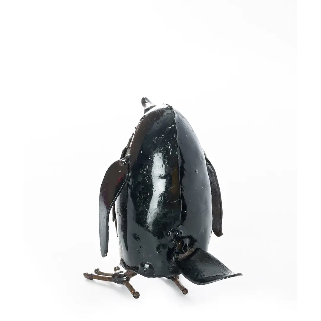 Itty Bitty Recycled Metal Penguin