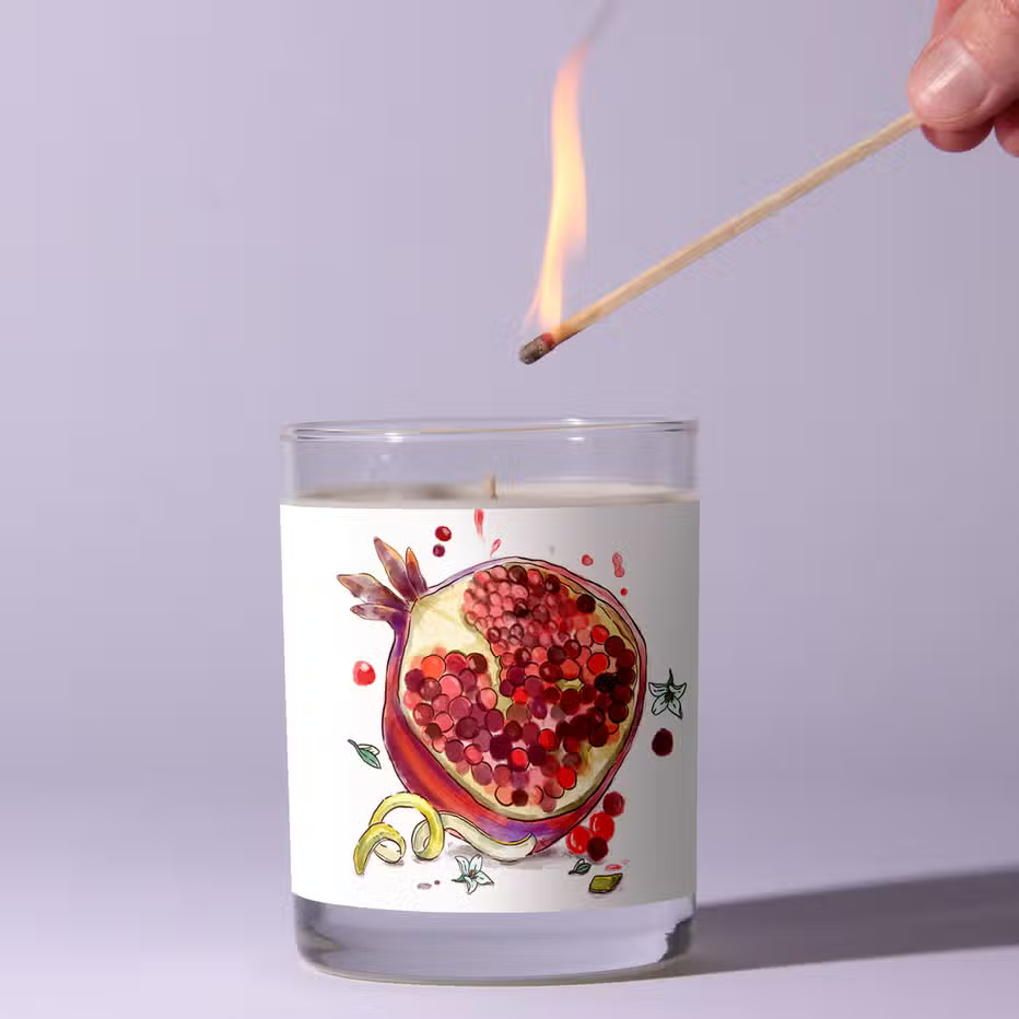 Candle - Pomegranate & Lemon