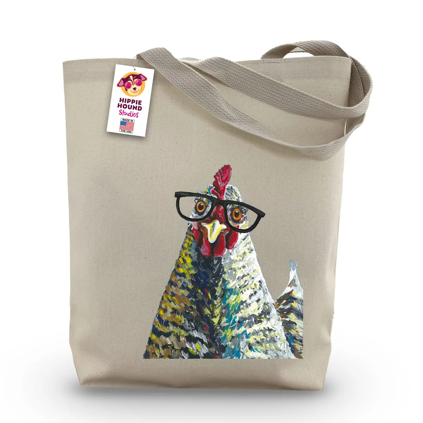Chicken Cusseted Tote Bag