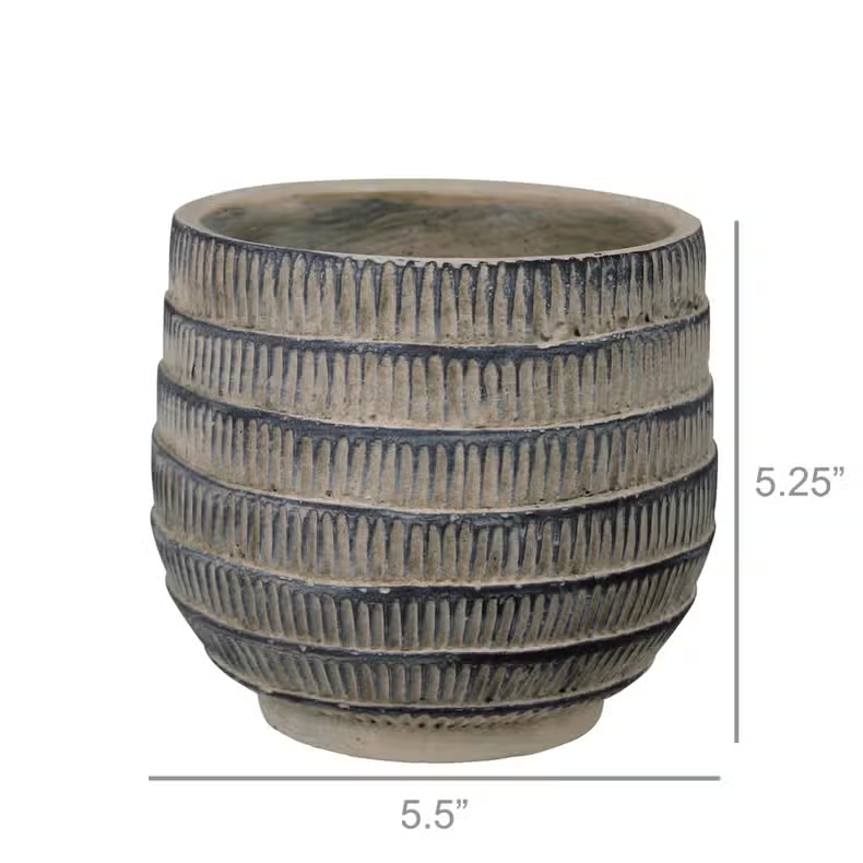 Cyrus Cachepot Pot White Medium-5867-6