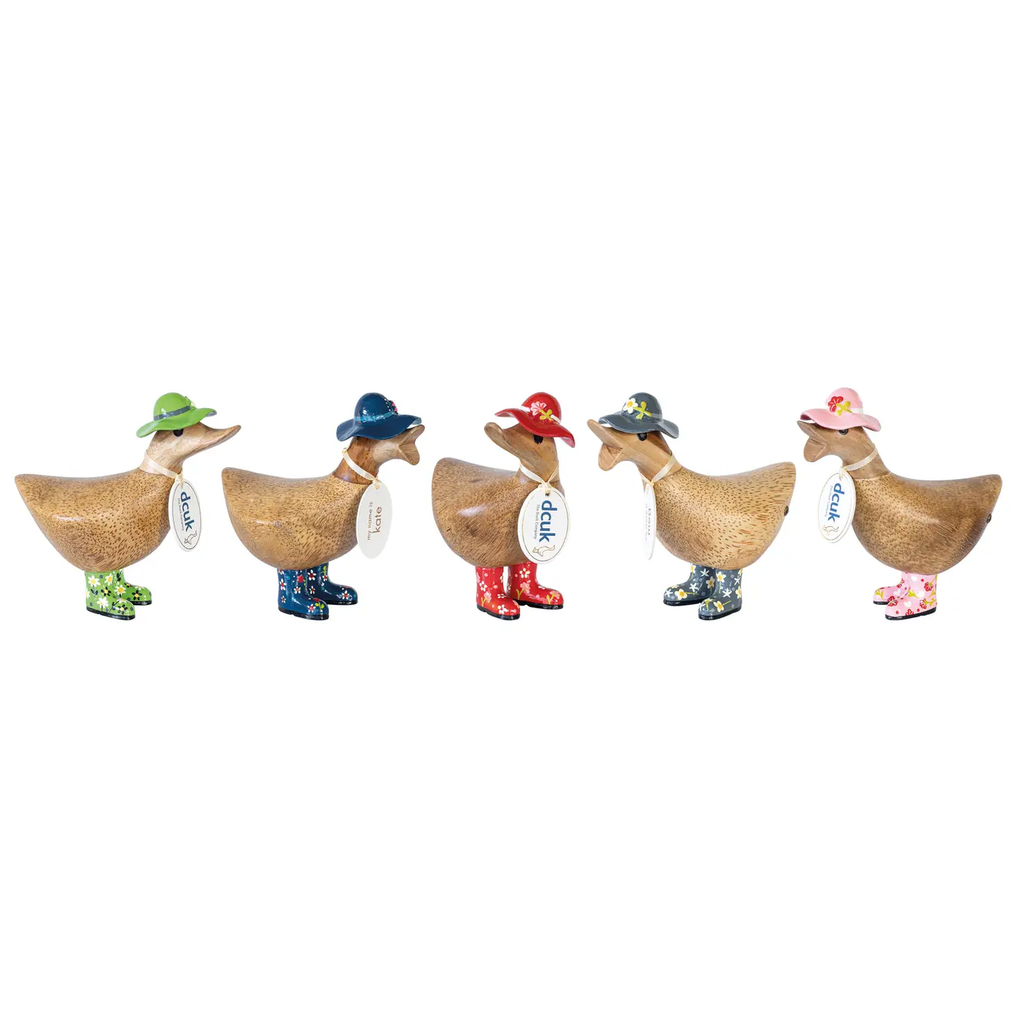 Ducky with Floral Boots + Hat