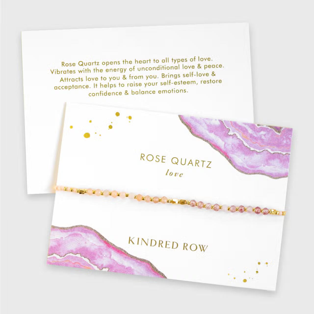 Rose Quartz Stacking Bracelet