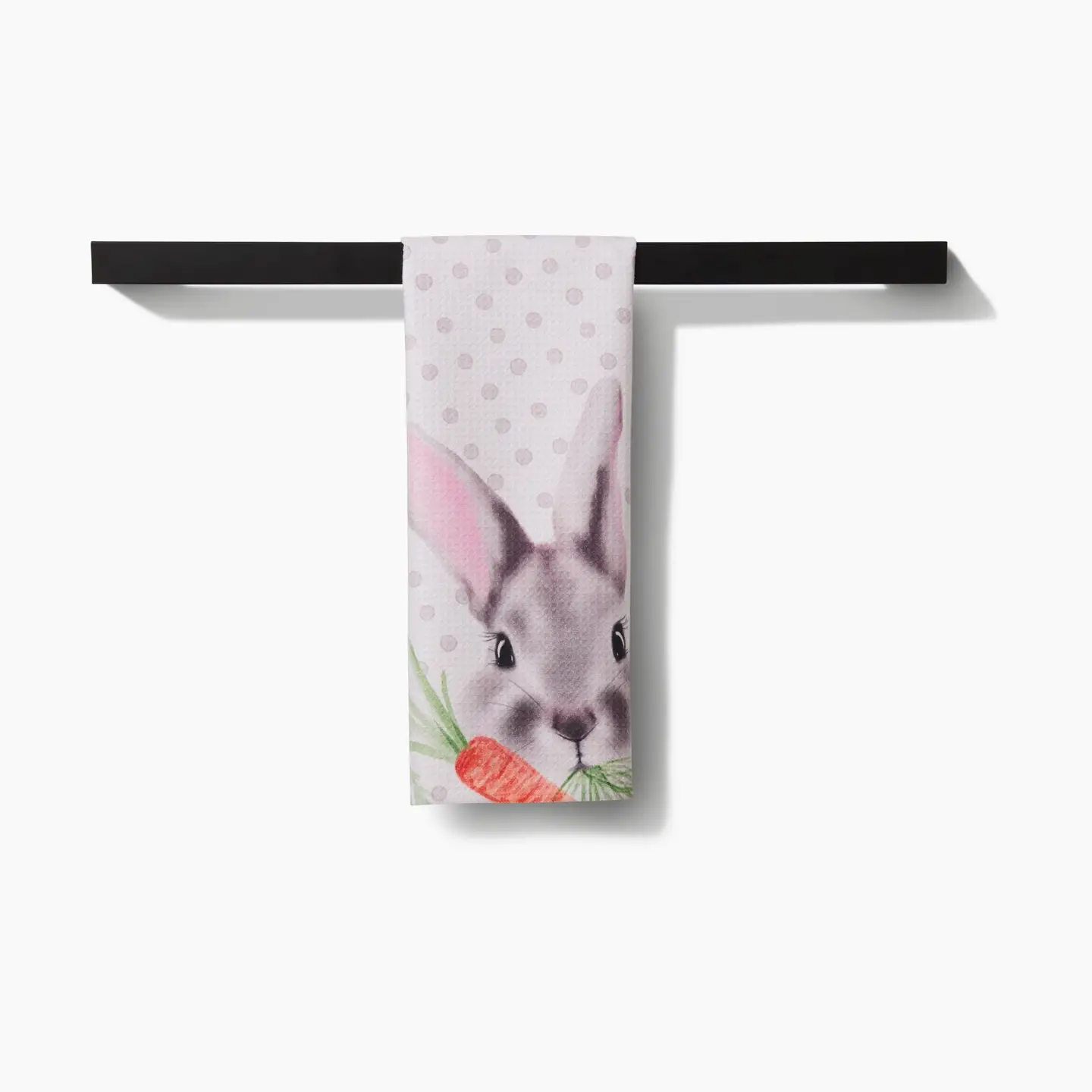 Geometry Tea Towel: Polka Dot Bunny