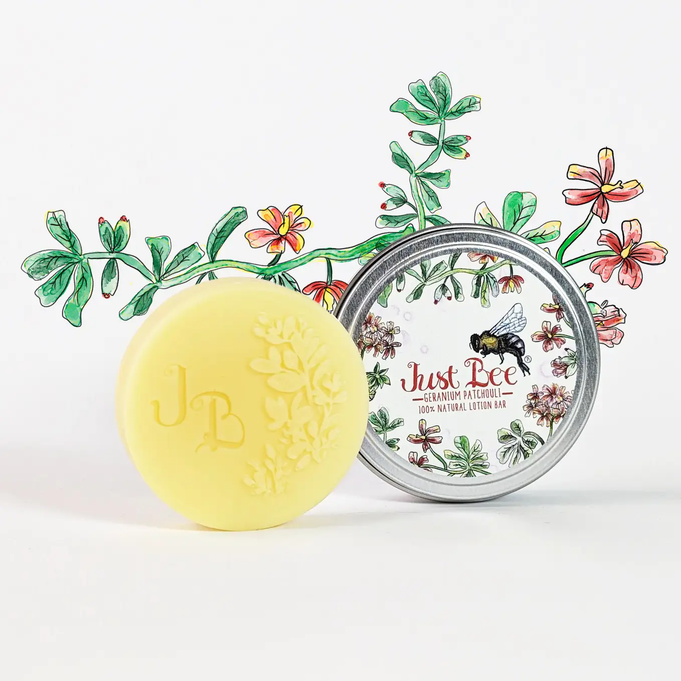 Patchouli Geranium Lotion Bar