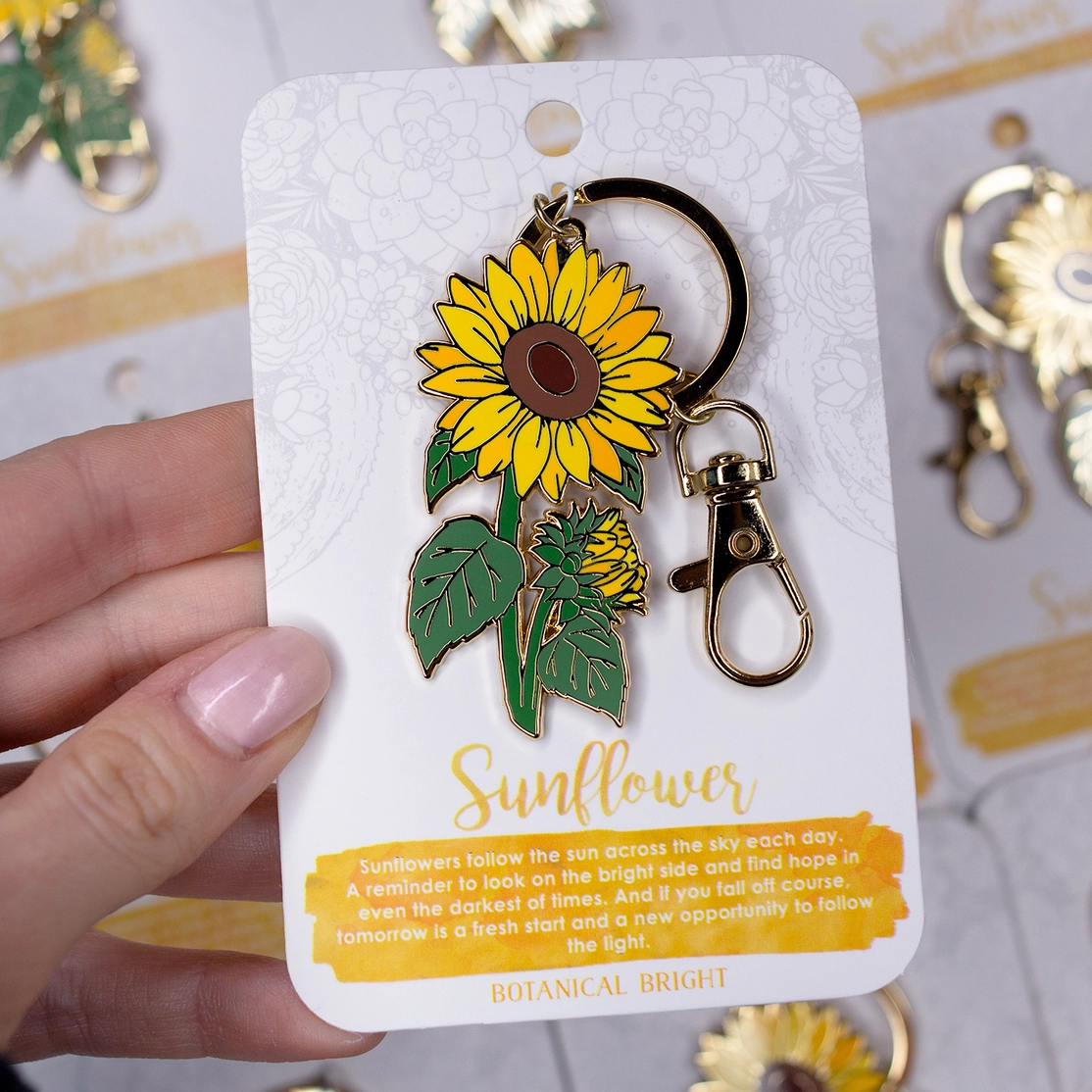 Sunflower Keychain