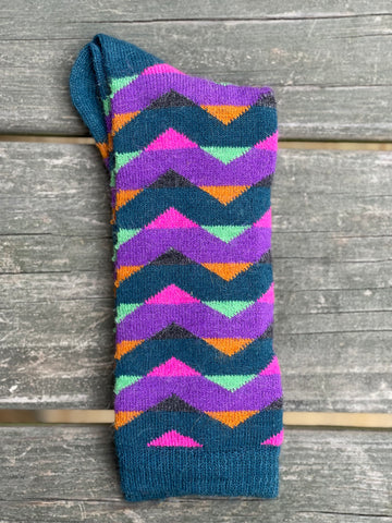 Zigzag Alpaca Socks