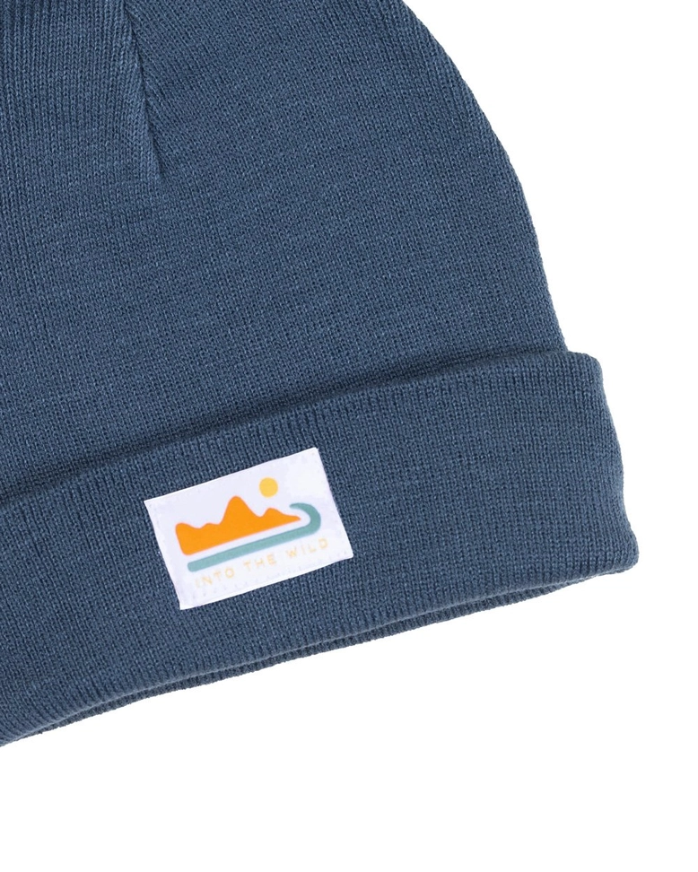 Into the Wild Cuffed Beanie - Slate