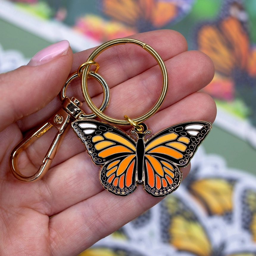 Monarch Butterfly Keychain