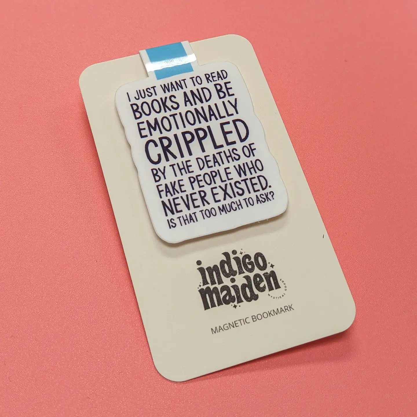 Magnetic Bookmark Emotionally Crippled