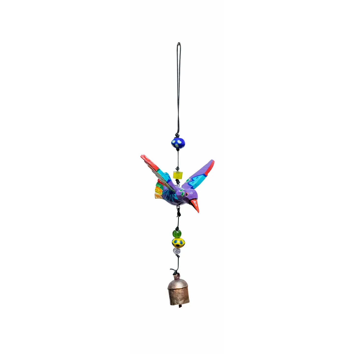 Happy Hummingbird Wood Chime