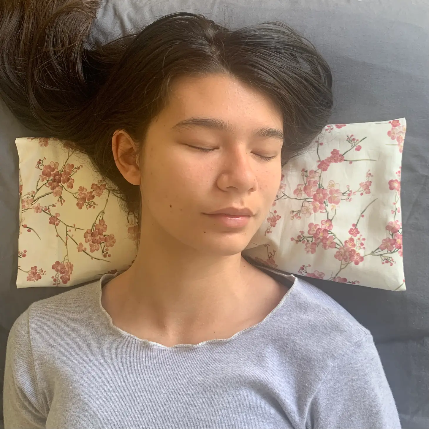 Hot Cherry Cervical Neck Pillow - Cherry Blossom