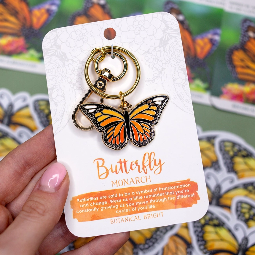 Monarch Butterfly Keychain
