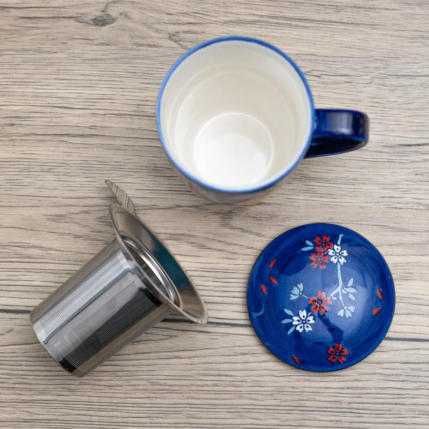 Tea Infuser Mug 15oz Fuji Mountain