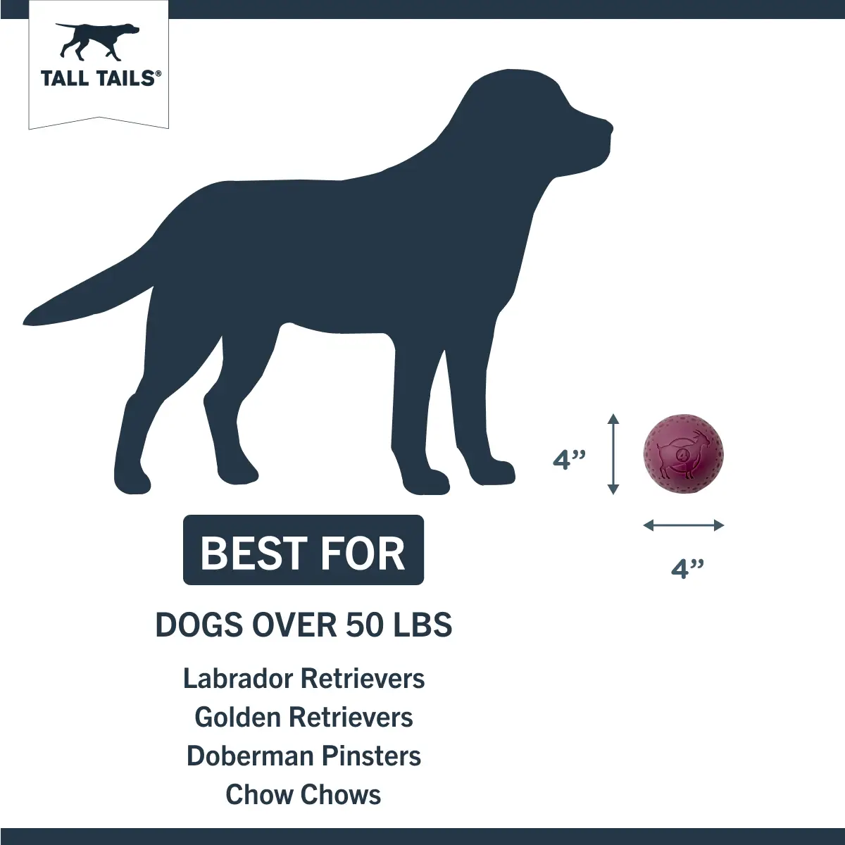 Large Goat Sport Ball Dog Toy