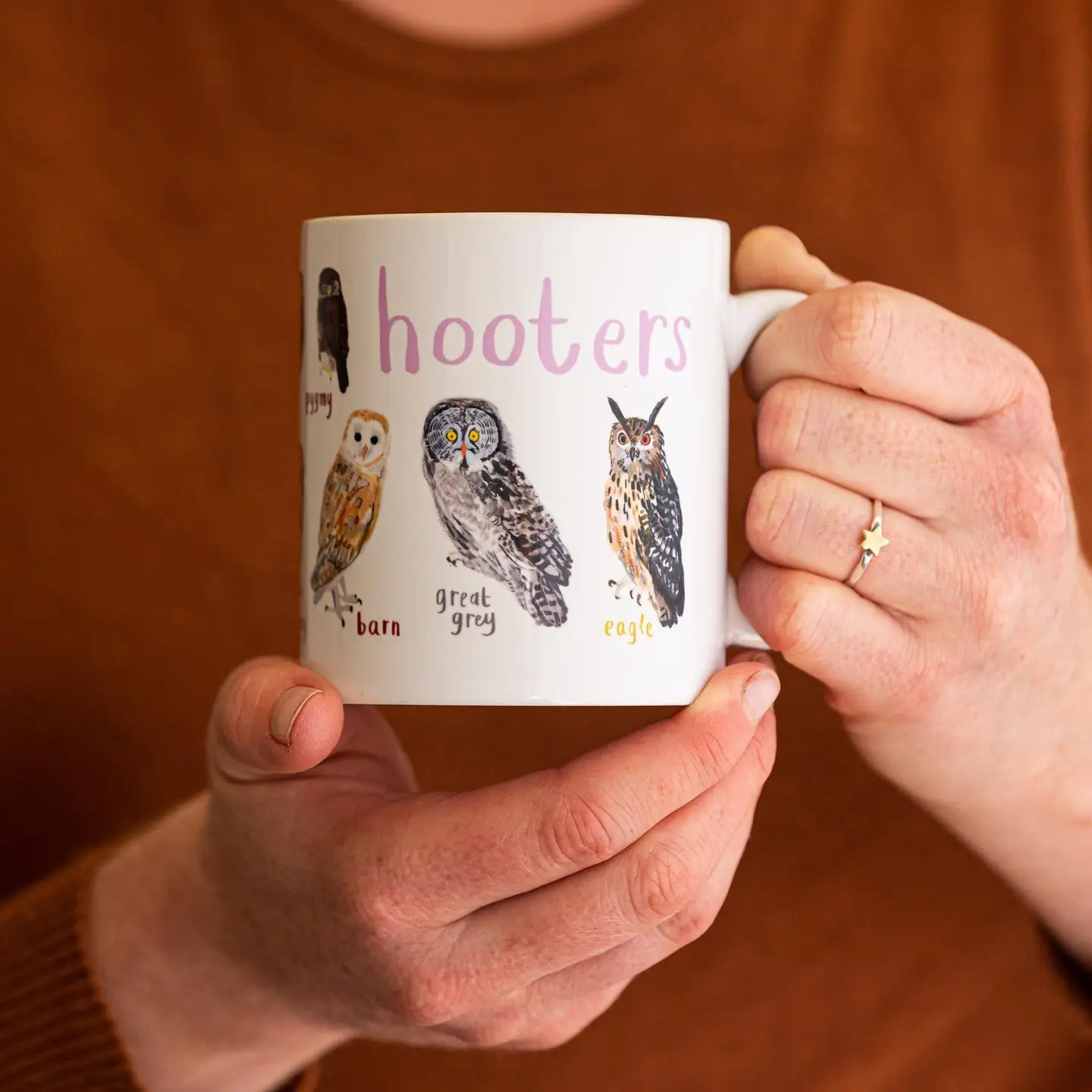 Hooters Bird Pun Ceramic Mug