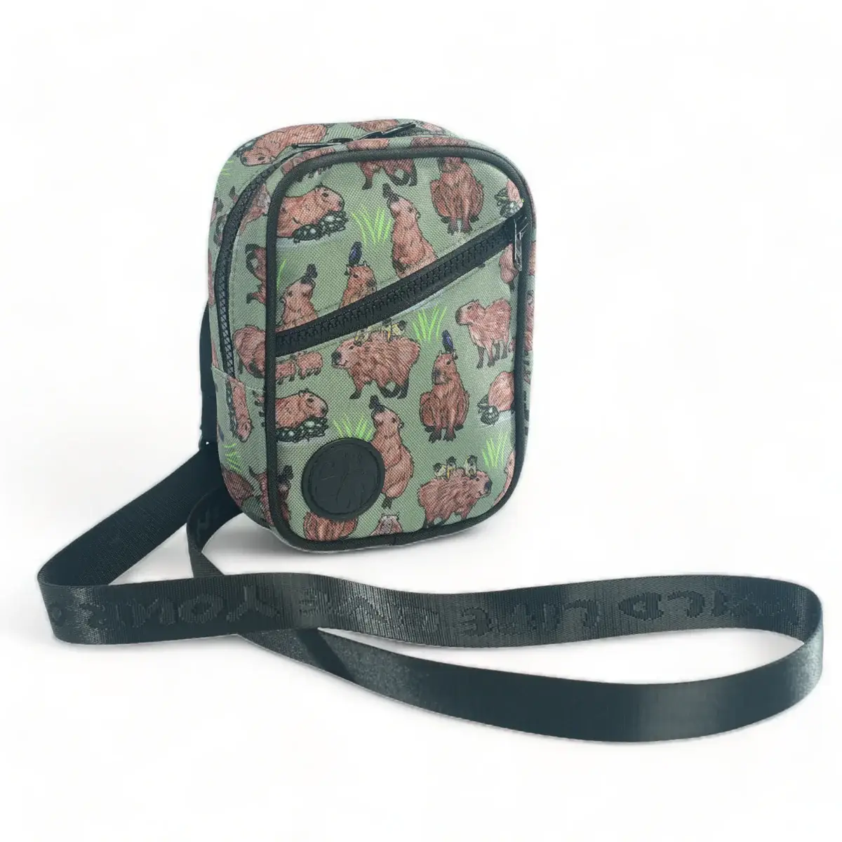 Happy Capy Capybara Crossbody Snapshot