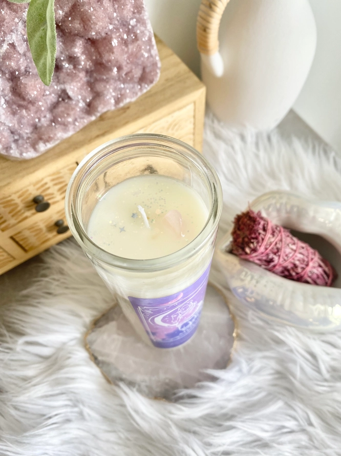 Moon Prayer Candle