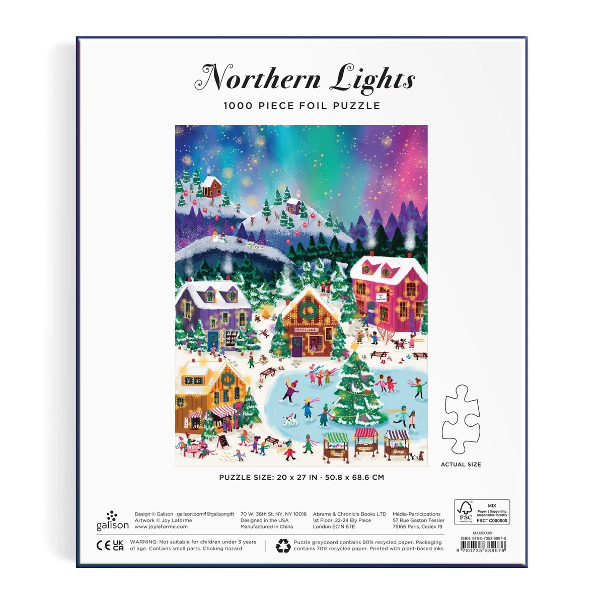 Joy Lafome Northern Lights Foil Puzzle 1000pc