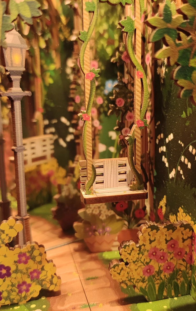 DIY Miniature Book Nook Kit: Secret Garden