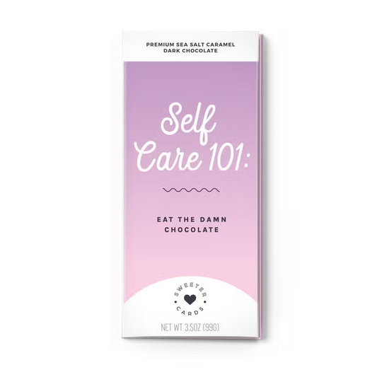 Self Care Chocolate Bar Card