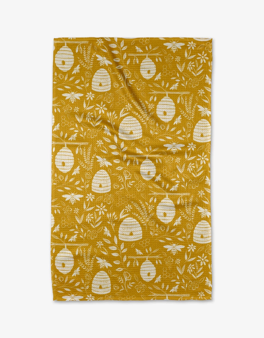 Geometry Tea Towel: Enchanted Hive