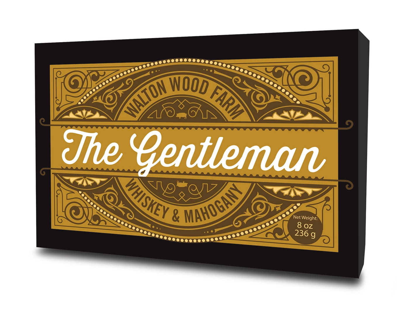 Gentleman Exfoliating Soap: Whisky + Mahogany