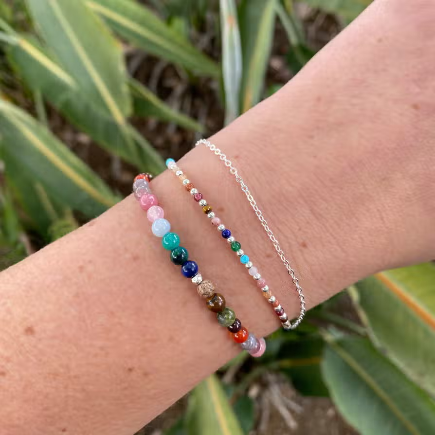 Master Healer Bracelet 2mm-Layered Silver