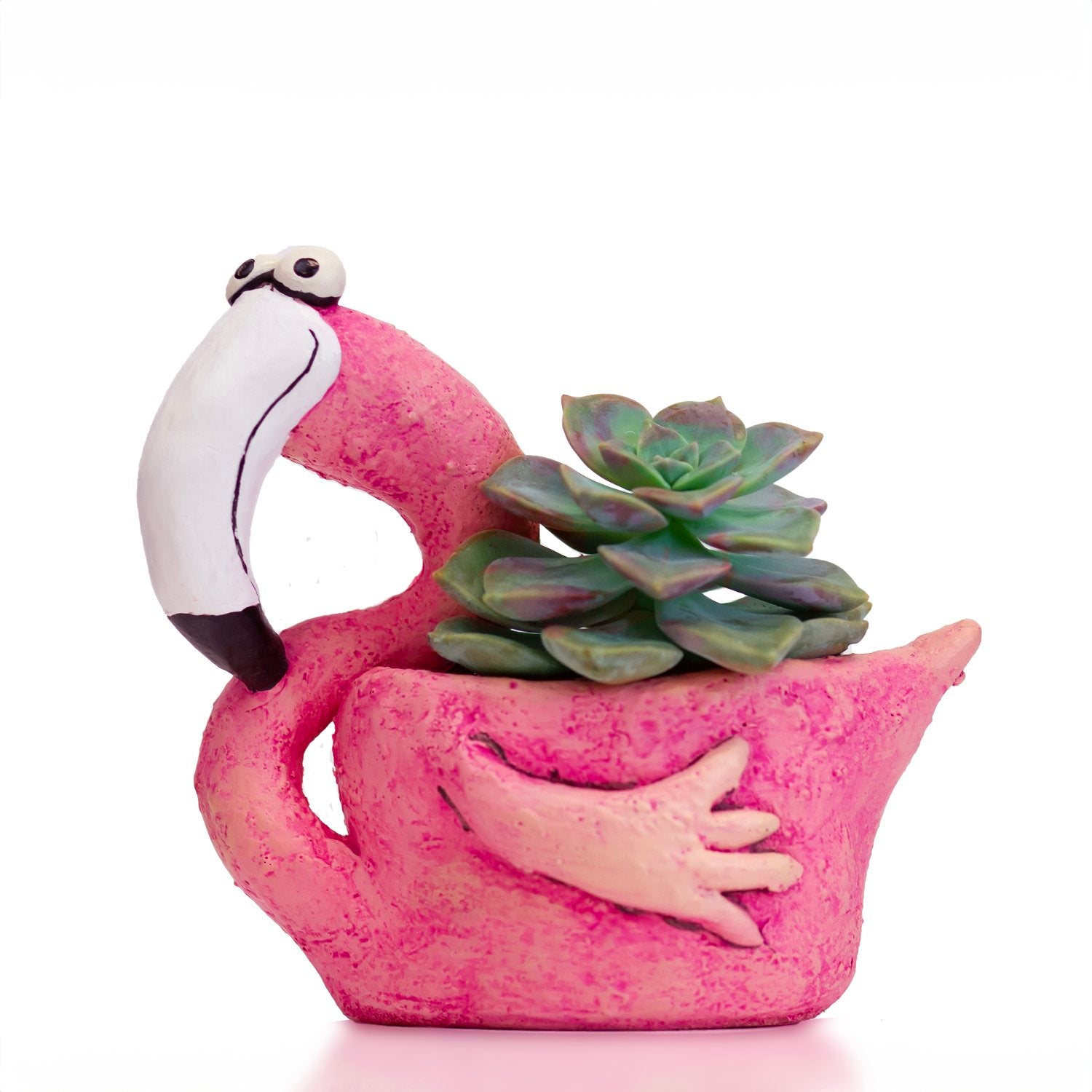 flamingo plant pot Fiona the Flamingo Planter – Weeds