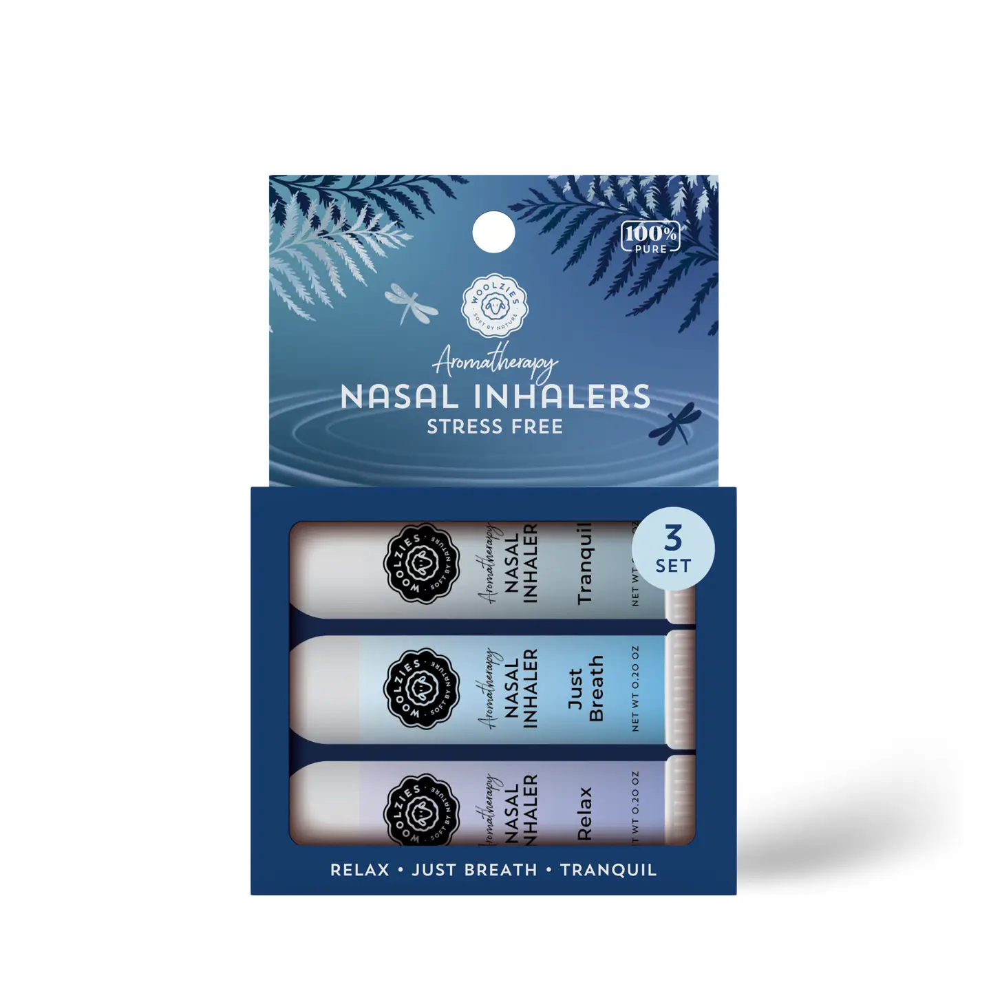 Stress Free Set/3 Nasal Inhalers
