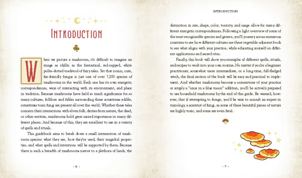 Mushroom Magick Lore Book