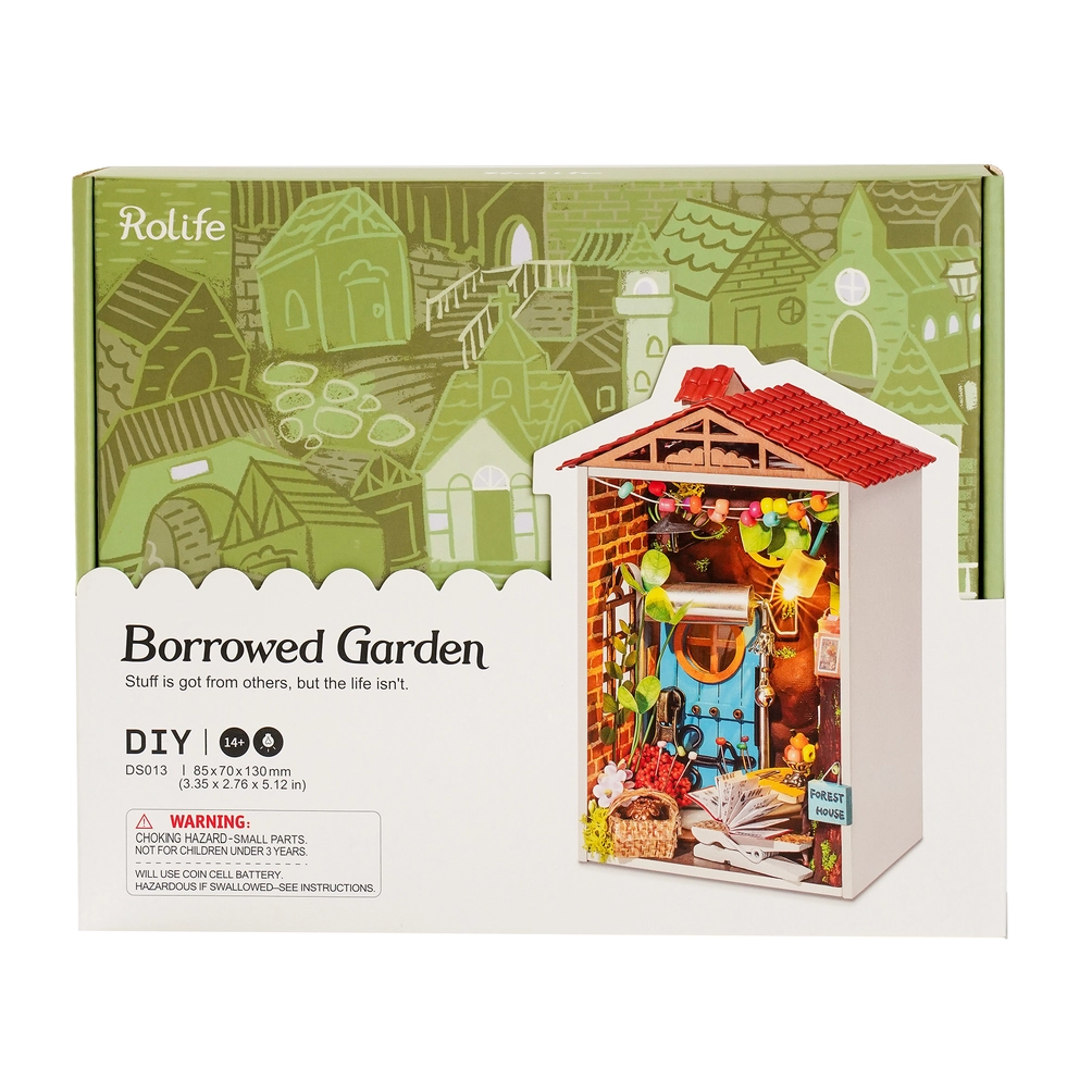 DIY Miniature House Kit: Borrowed Garden