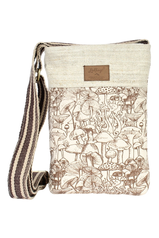 Mushroom Boho Crossbody Bag