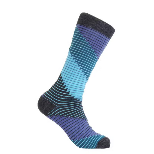 Alpaca Socks Tetris Aqua