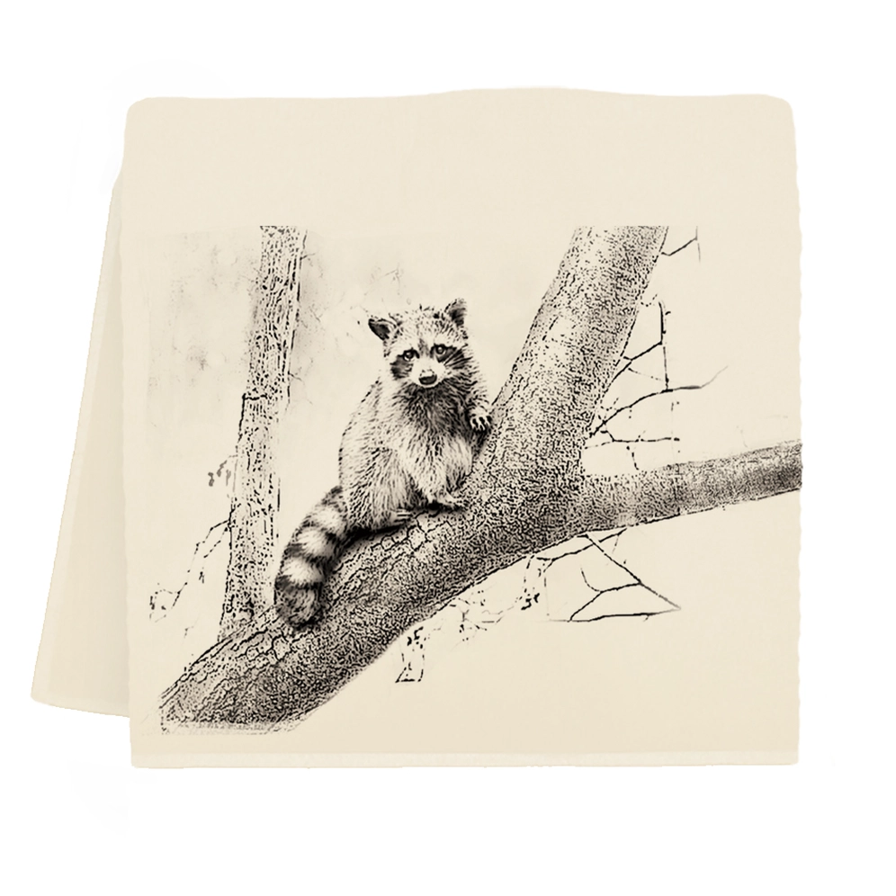 Raccoon Tea Towel