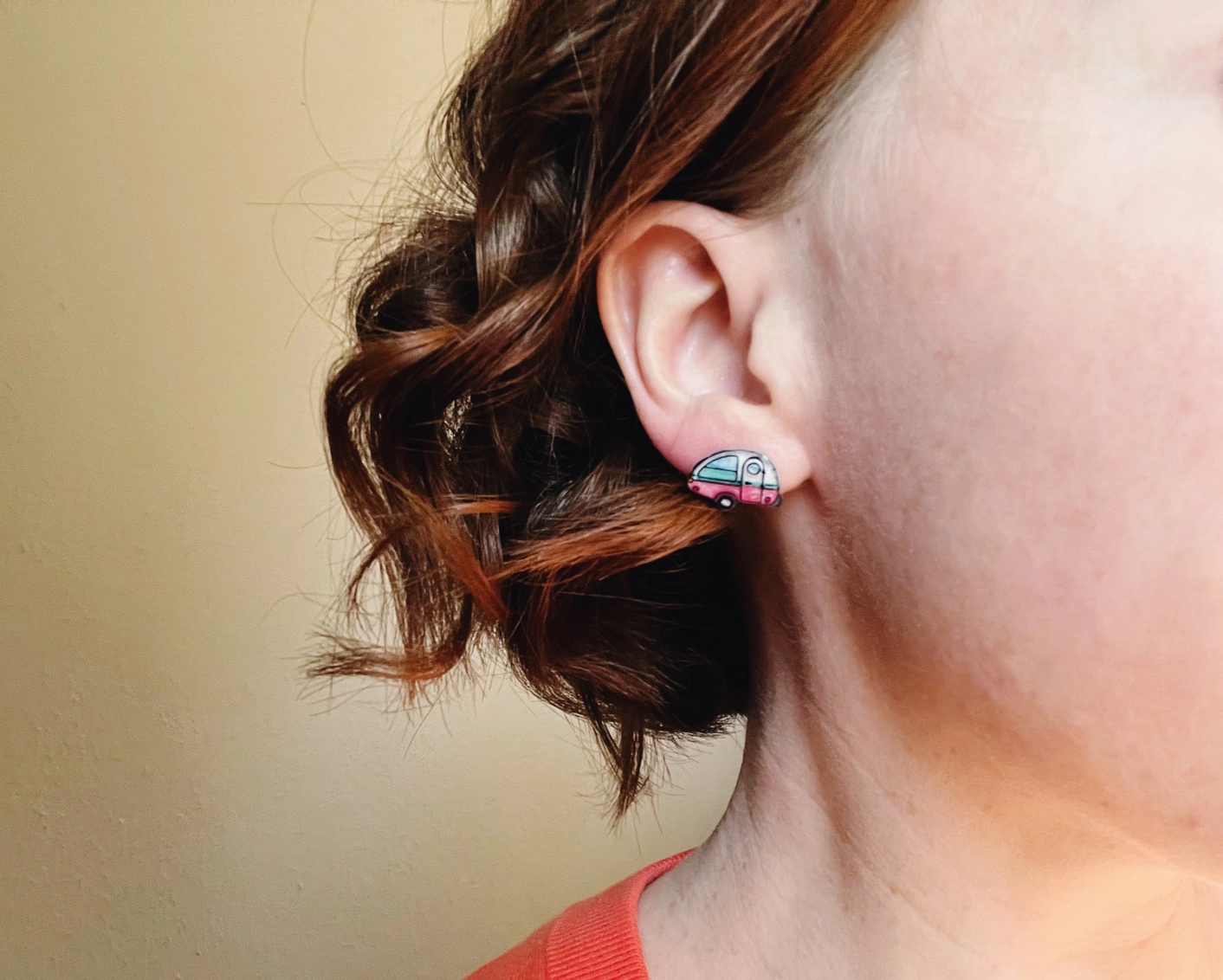 Camper Stud Earrings