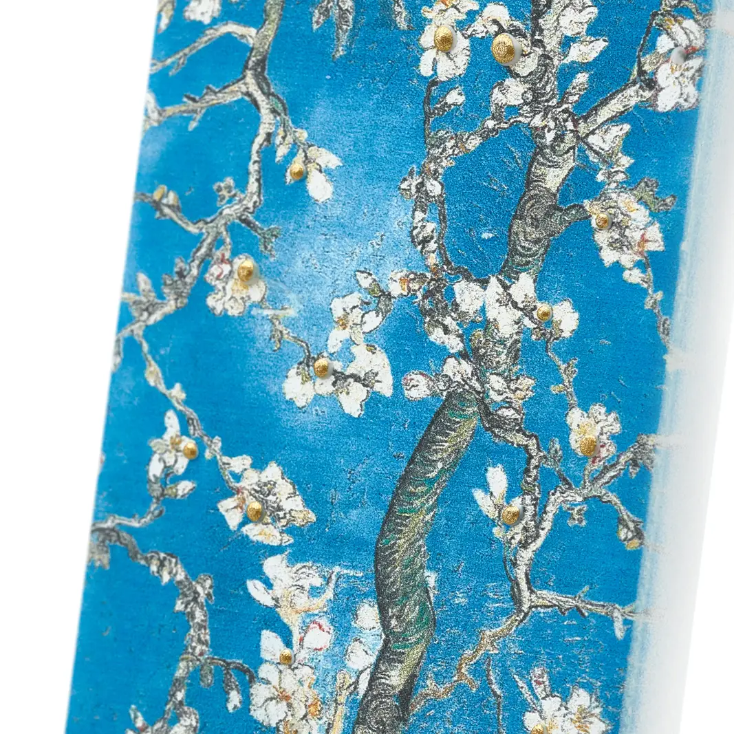 Flat Candle Van Gogh Almond Blossom