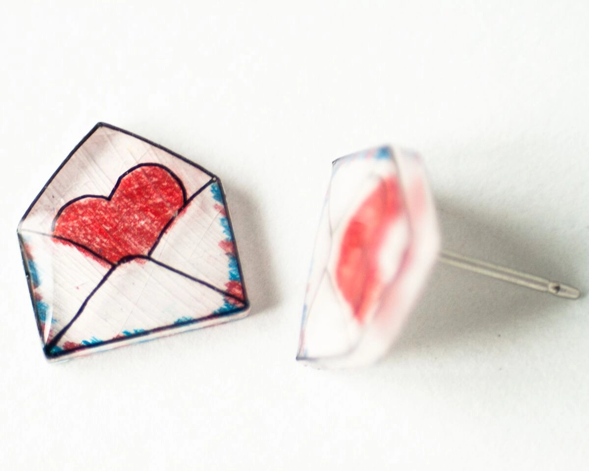 Love Letter Airmail Earrings