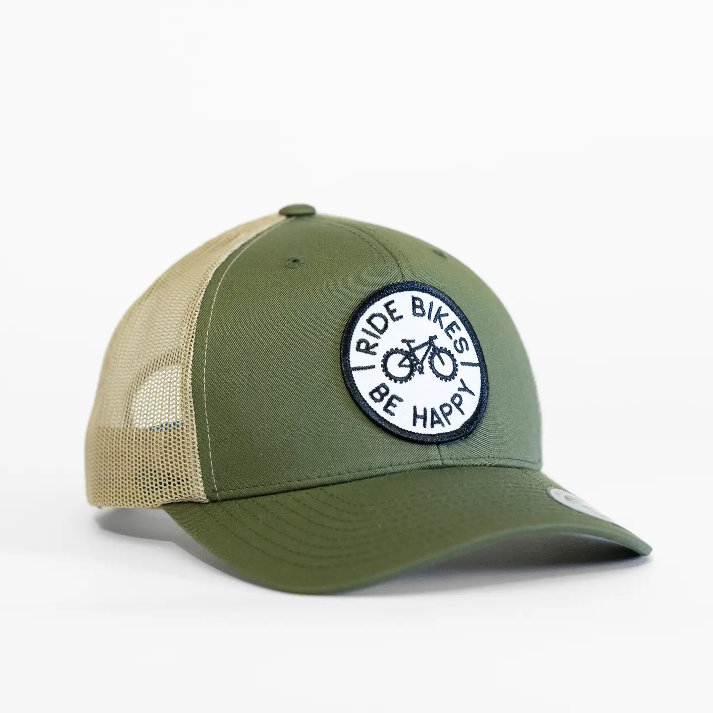 Ride Bikes Be Happy Hat - Moss