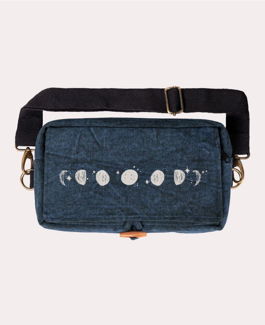 Moon Phases Hip Sling Bag