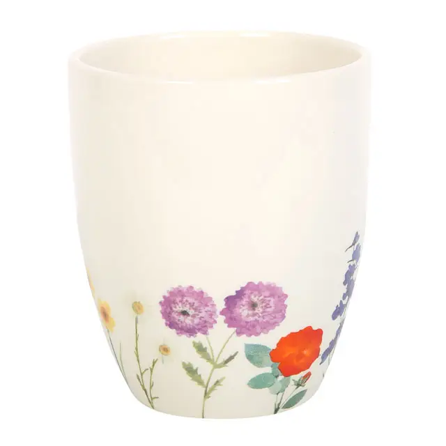 Wildflower Floral Ceramic Pot