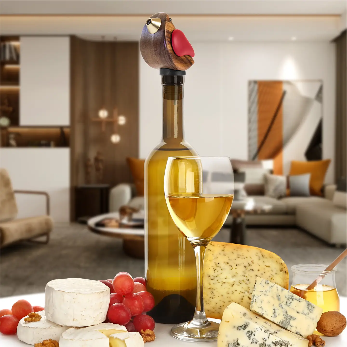 Songbird Wine Bottle Pourer
