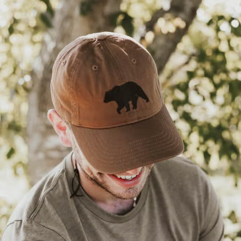 Brown Bear Organic Cap