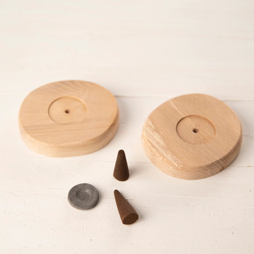 Gnome Dwarf Incense Holder Green