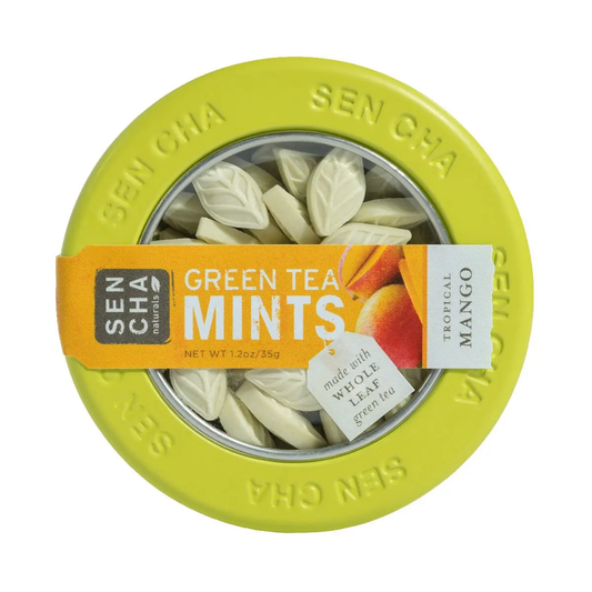 Green Tea Mints Canister Mango