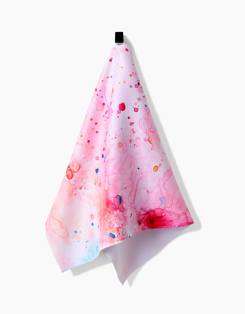 Geometry Tea Towel: Splash Of Love