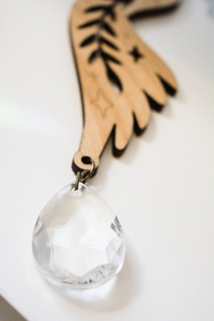 Hummingbird Wooden Suncatcher