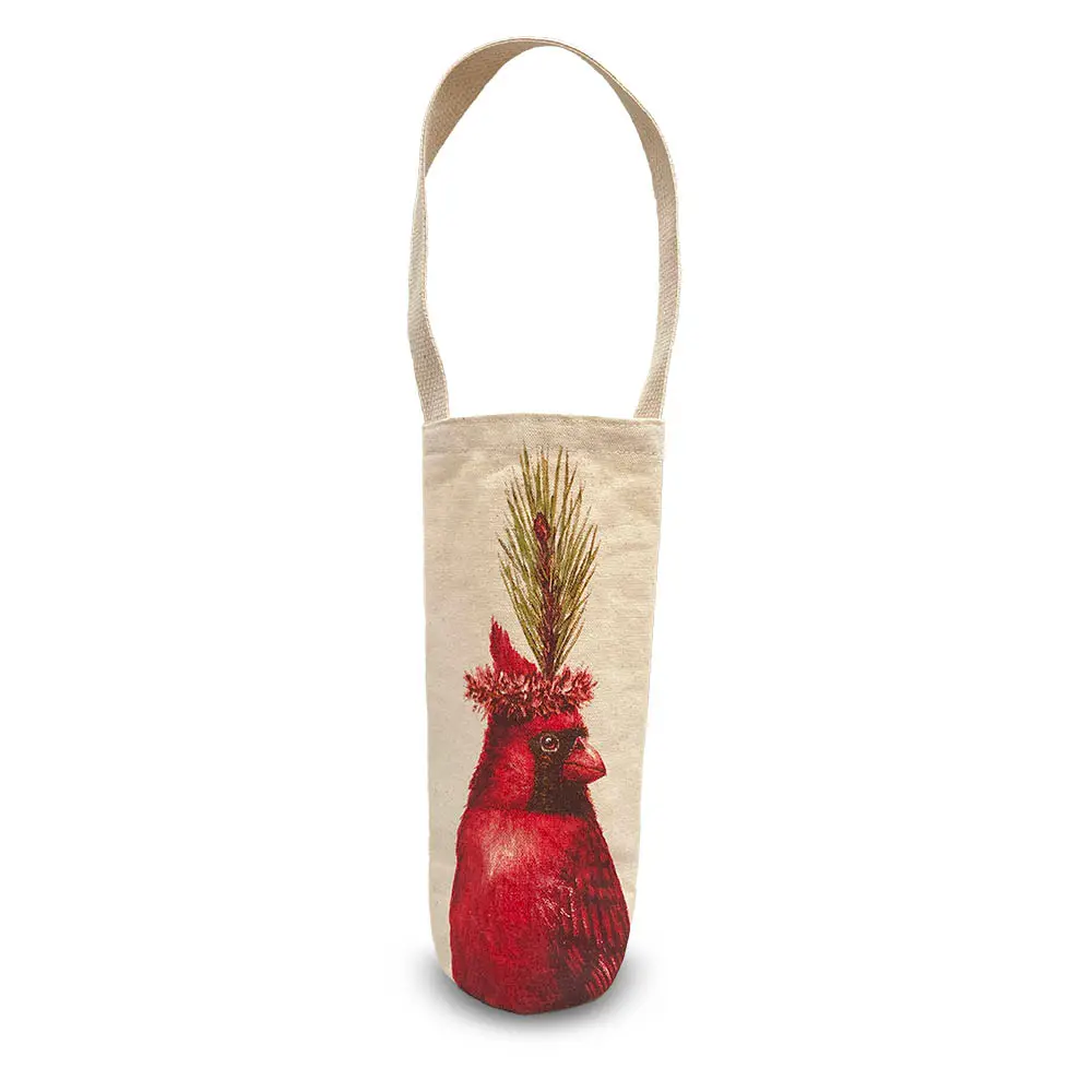 Party Time Cardinal Wine Tote
